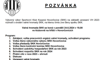 Valná hromada SKK, 2024